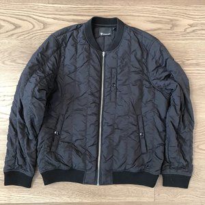 T BY ALEXANDER WANG WASHED NYLON BOMBER JACKET